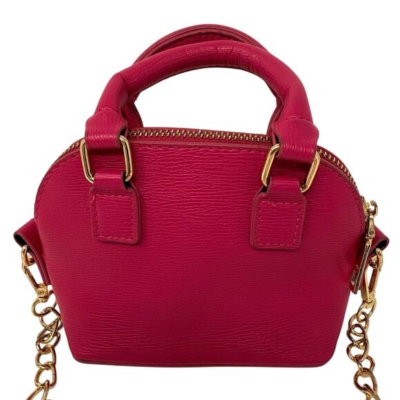 Bebe Gianna Micro Dome Hot Pink Purse Hand and Shoulder Straps - Picture 3 of 6